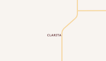 Clarita, Oklahoma map