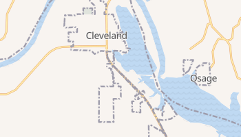 Cleveland, Oklahoma map