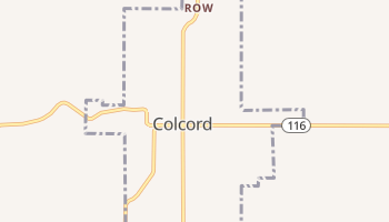 Colcord, Oklahoma map