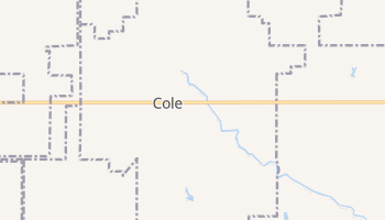 Cole, Oklahoma map