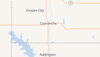 Comanche, Oklahoma map