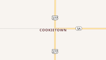Cookietown, Oklahoma map