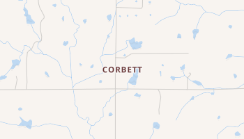 Corbett, Oklahoma map