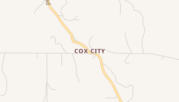 Cox City, Oklahoma map