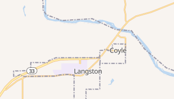 Coyle, Oklahoma map
