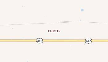 Curtis, Oklahoma map