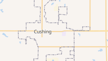 Cushing, Oklahoma map