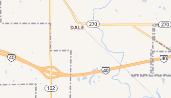 Dale, Oklahoma map