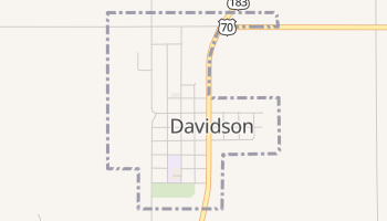 Davidson, Oklahoma map