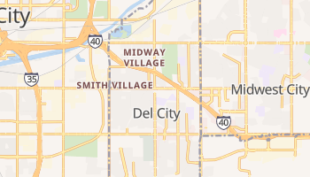 Del City, Oklahoma map