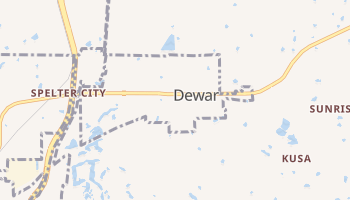 Dewar, Oklahoma map