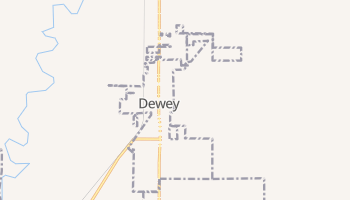 Dewey, Oklahoma map