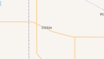 Dibble, Oklahoma map