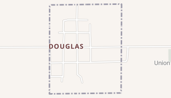 Douglas, Oklahoma map