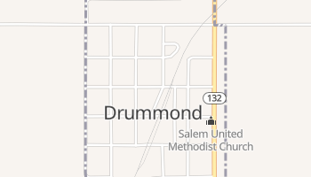 Drummond, Oklahoma map