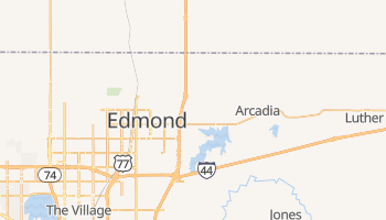 Edmond, Oklahoma map
