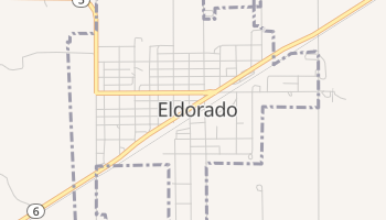 Eldorado, Oklahoma map