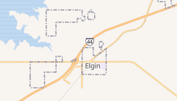 Elgin, Oklahoma map