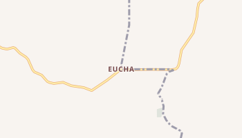 Eucha, Oklahoma map