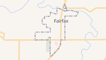 Fairfax, Oklahoma map