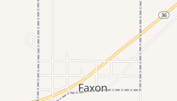 Faxon, Oklahoma map