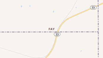 Fay, Oklahoma map