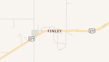 Finley, Oklahoma map