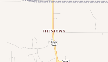 Fittstown, Oklahoma map