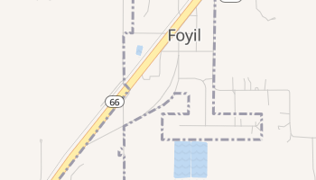 Foyil, Oklahoma map