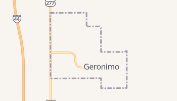 Geronimo, Oklahoma map