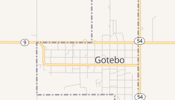 Gotebo, Oklahoma map