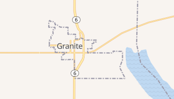 Granite, Oklahoma map