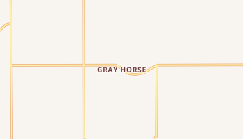 Gray Horse, Oklahoma map