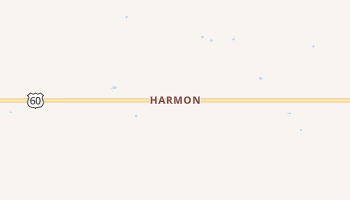 Harmon, Oklahoma map