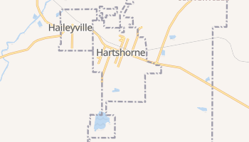 Hartshorne, Oklahoma map