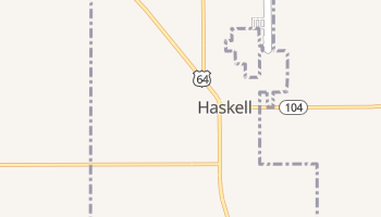 Haskell, Oklahoma map