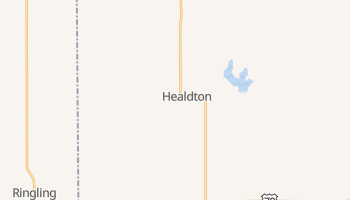 Healdton, Oklahoma map