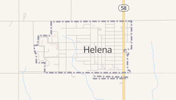 Helena, Oklahoma map