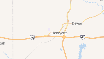 Henryetta, Oklahoma map