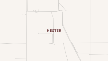 Hester, Oklahoma map