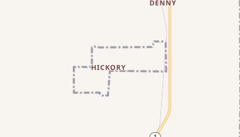 Hickory, Oklahoma map