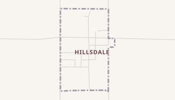Hillsdale, Oklahoma map