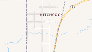 Hitchcock, Oklahoma map