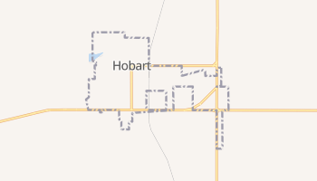 Hobart, Oklahoma map