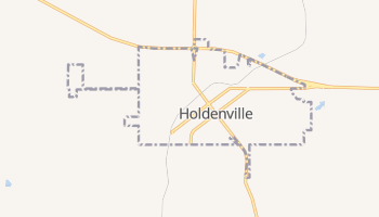 Holdenville, Oklahoma map