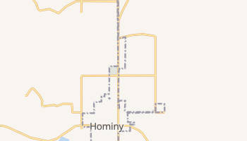 Hominy, Oklahoma map