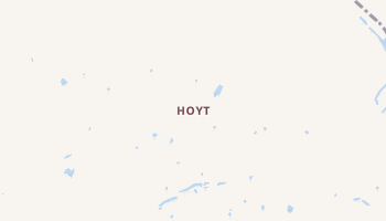 Hoyt, Oklahoma map