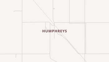 Humphreys, Oklahoma map