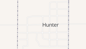 Hunter, Oklahoma map