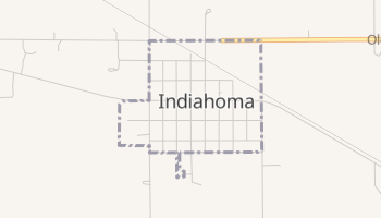 Indiahoma, Oklahoma map